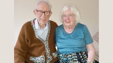 Couple reunited at Pudsey care home